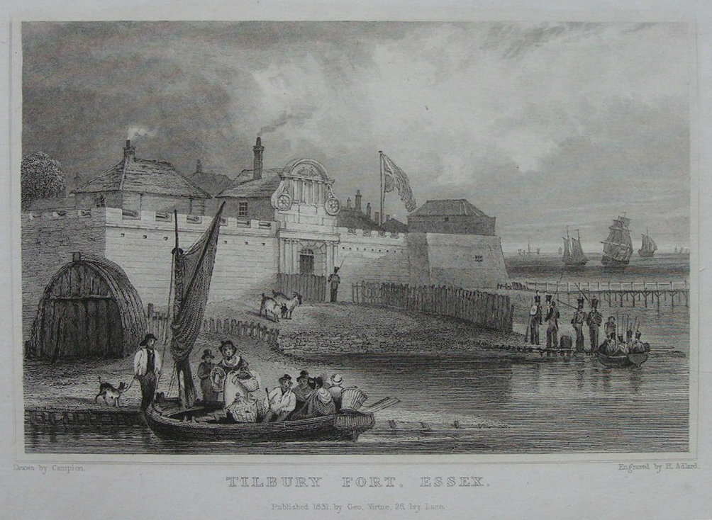 Print - Tilbury Fort, Essex - Adlard